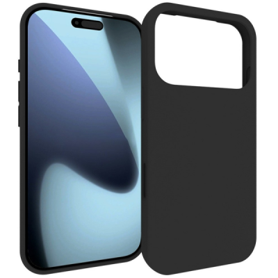 Apple iPhone 17 Pro hard silicone (TPU) black case - cover | Priedai.lt