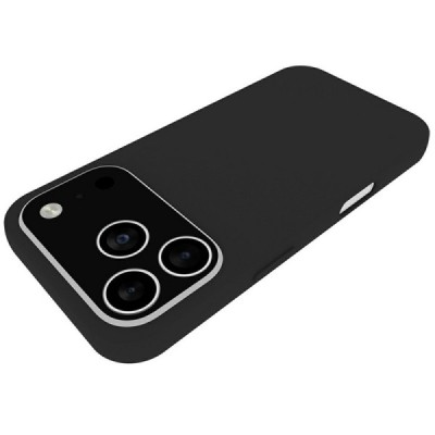 Apple iPhone 17 Pro hard silicone (TPU) black case - cover | Priedai.lt