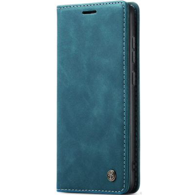 Samsung Galaxy S25 FE CaseMe Retro Solid Flip Case Book - Green | Priedai.lt