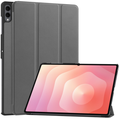 Samsung Galaxy Tab S11 Ultra „Saige" Flip Book Case - Grey (foldable) | Priedai.lt