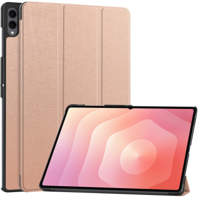 Samsung Galaxy Tab S11 Ultra „Saige" Flip Book Case - gold (foldable) | Priedai.lt
