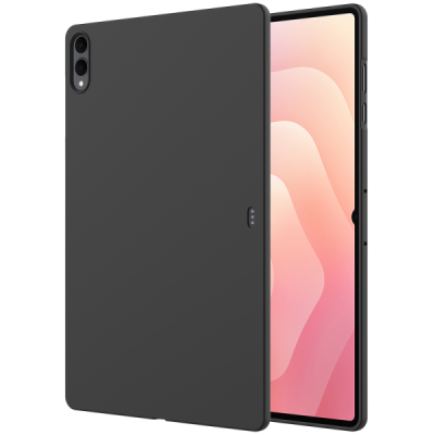 Samsung Galaxy Tab S11 Ultra Shell hard silicone TPU black case - back | Priedai.lt