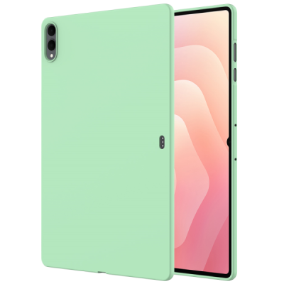 Samsung Galaxy Tab S11 Ultra Shell hard silicone TPU green case - back | Priedai.lt