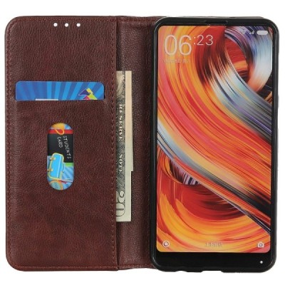 Samsung Galaxy A56 Binfen Solid Flip Book Case - Brown | Priedai.lt