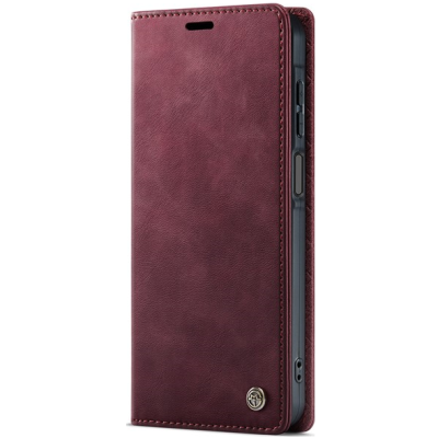 Samsung Galaxy A16 CaseMe Retro Skin Case Book - burgundy | Priedai.lt
