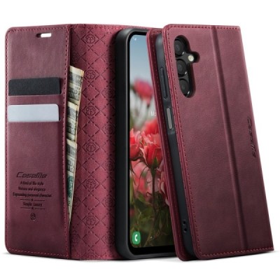 Samsung Galaxy A16 CaseMe Retro Skin Case Book - burgundy | Priedai.lt