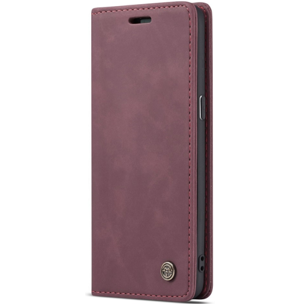 „CaseMe“ Retro Solid Flip Case - Burgundy (Galaxy S8)