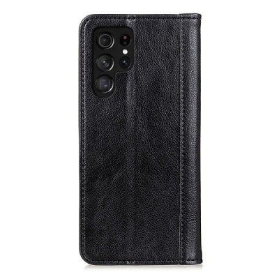 Samsung Galaxy S25 Ultra Binfen Solid Flip Book Case - Black | Priedai.lt