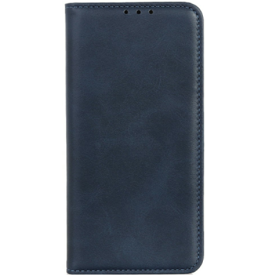Apple iPhone 17 Pro "Split" blue leather flip case - book | Priedai.lt