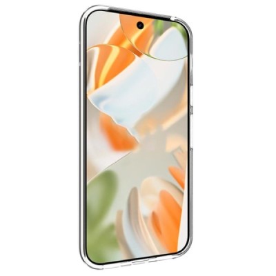 Google Pixel 10 / 10 Pro hard silicone (TPU) clear, transparent case - cover | Priedai.lt
