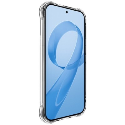 Xiaomi Poco F8 Ultra "Imak" reinforced protection hard silicone TPU airbag clear, transparent case - back | Priedai.lt