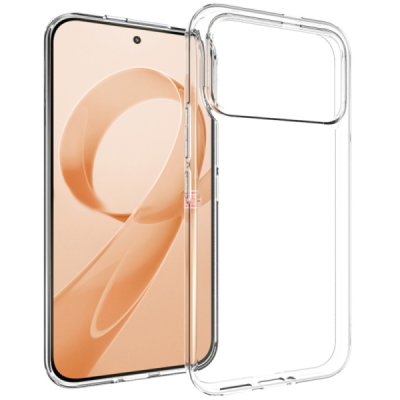 Xiaomi Poco F8 Ultra hard silicone (TPU) clear, transparent case - cover | Priedai.lt