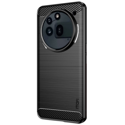 Nothing Phone 3a Pro „Mofi“ Carbon hard silicone TPU black case - back | Priedai.lt