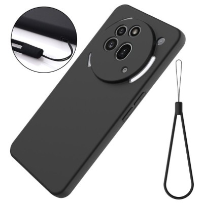 Nothing Phone 3a Pro "Shell" hard liquid silicone (TPU) case black - cover | Priedai.lt