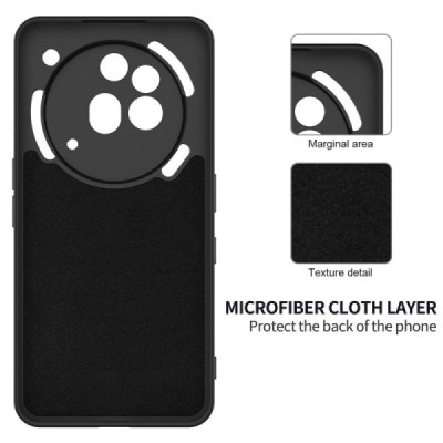 Nothing Phone 3a Pro "Shell" hard liquid silicone (TPU) case black - cover | Priedai.lt