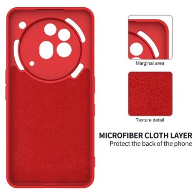 Nothing Phone 3a Pro "Shell" hard liquid silicone (TPU) case red - cover | Priedai.lt