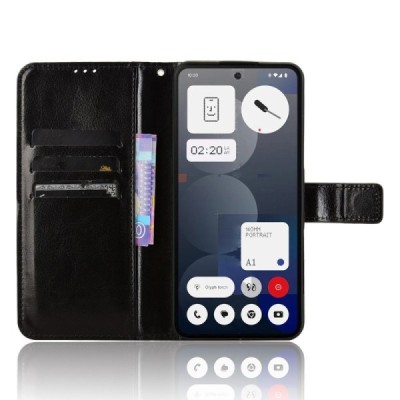 Nothing Phone 3a Pro Binfen Flip Book Case - Black | Priedai.lt