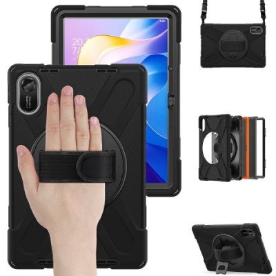 Xiaomi Redmi Pad 2 reinforced protection (360°) black kickstand case cover | Priedai.lt