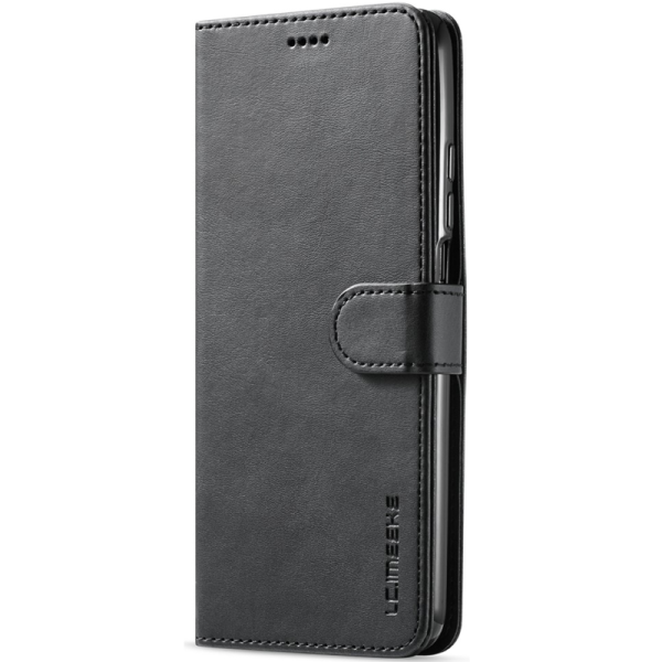 "LC.IMEEKE" Flip Book Case - Black (Poco M3 Pro / Redmi Note 10 5G)