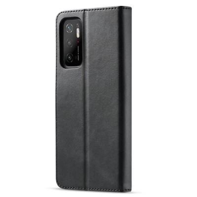 Xiaomi Poco M3 Pro (Redmi Note 10 5G) LC IMEEKE Flip Book Case Cover - Black | Priedai.lt