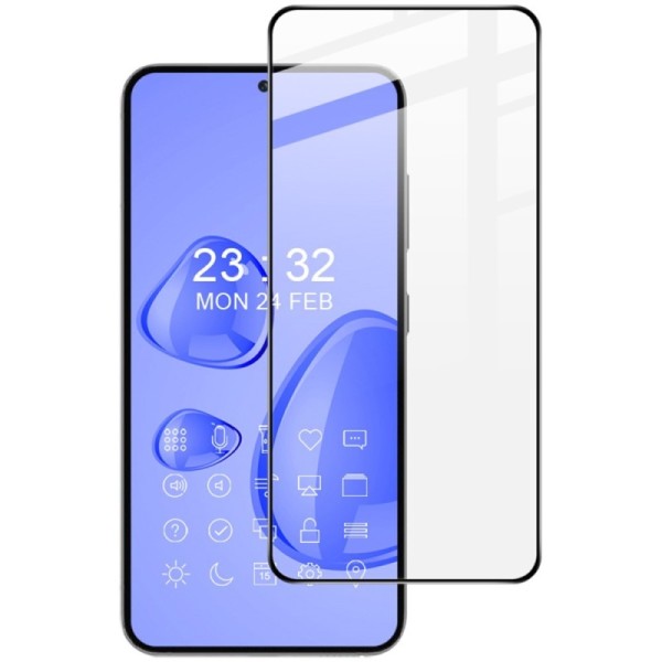 "IMAK" Tempered Glass full coverage protective screen glass - black (Galaxy S23 / S22 5G)