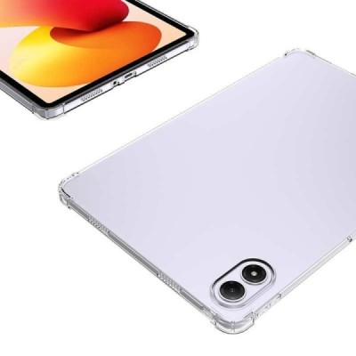 Xiaomi Redmi Pad 2 Pro reinforced protection hard silicone TPU transparent case - back | Priedai.lt