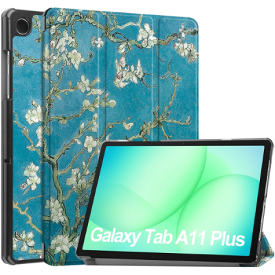 Samsung Galaxy Tab A11+ / A9+ Pro flip-out colored "Sakura" case - booklet | Priedai.lt