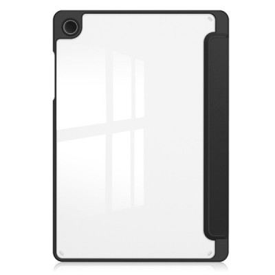 Samsung Galaxy Tab A11+ / A9+ Copernice flip-up black leather case - book with a place for the pen | Priedai.lt