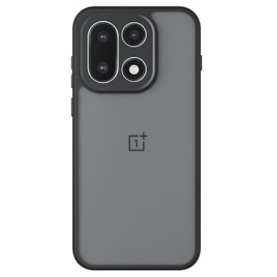 OnePlus 15 "Mofan" Clear Hard Silicone TPU Case Cover - Black | Priedai.lt