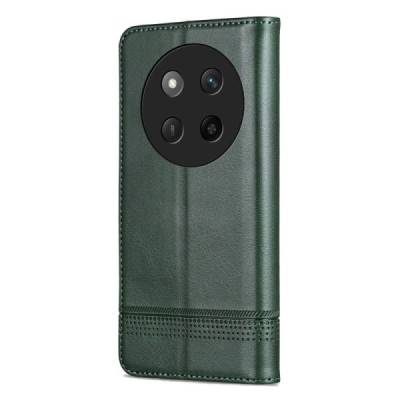 Huawei Honor Magic7 Lite / X9c / X60 Pro "AZNS" Retro Green leather flip case - book | Priedai.lt