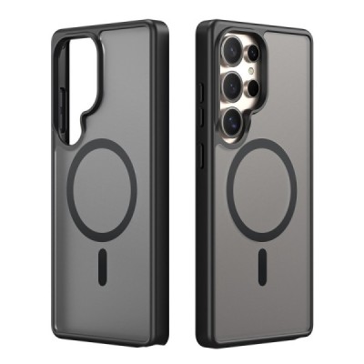 Samsung Galaxy S25 Ultra "DUX DUCIS" Yind MagSafe Hard Silicone TPU Matte Case Cover - Black | Priedai.lt