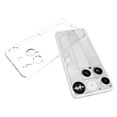 Hard silicone (TPU) case - transparent (Nothing Phone 3)