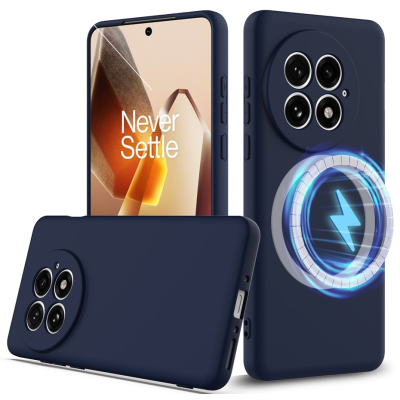 "Shell" MagSafe Hard Silicone (TPU) Case Cover - dark blue (OnePlus 13)