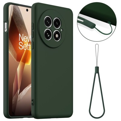 "Shell" MagSafe Hard Silicone (TPU) Case Cover - dark green (OnePlus 13)