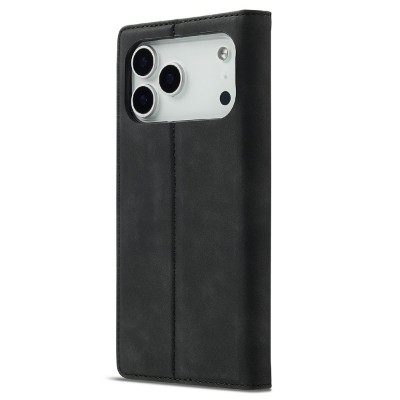 "LC.IMEEKE" Flip Book Case - Black (iPhone 17 Pro)