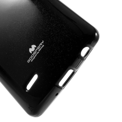 LG G3 S (Beat) D722 juodas Mercury kieto silikono (TPU) dėklas / Priedai.lt