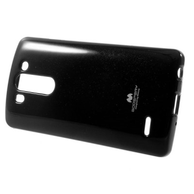 LG G3 S (Beat) D722 juodas Mercury kieto silikono (TPU) dėklas / Priedai.lt
