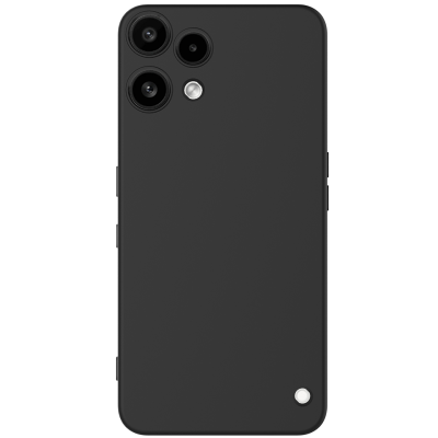 "Shell" hard silicone (TPU) case - black (Nothing Phone 3a Lite)