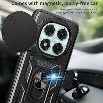 "Mozhi" Kickstand enhanced protection case - black (Redmi Note 14 Pro 5G / Poco X7 5G)