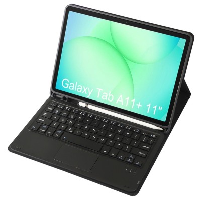 "Bosina" Flip case with keyboard - black (Galaxy Tab A11+ / A9+)