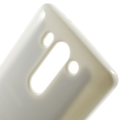 LG G3 S (Beat) D722 baltas Mercury kieto silikono (TPU) dėklas / Priedai.lt