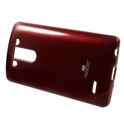 LG G3 S (Beat) D722 raudonas Mercury kieto silikono (TPU) dėklas / Priedai.lt