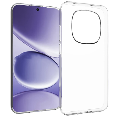 Hard silicone (TPU) case - transparent (Redmi Note 15 Pro 5G)