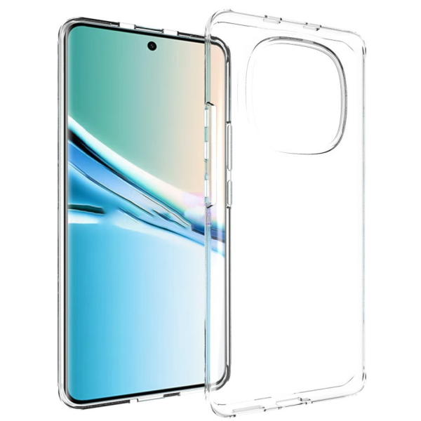 Hard silicone (TPU) case - transparent (Poco M8 5G / Redmi Note 15 5G)