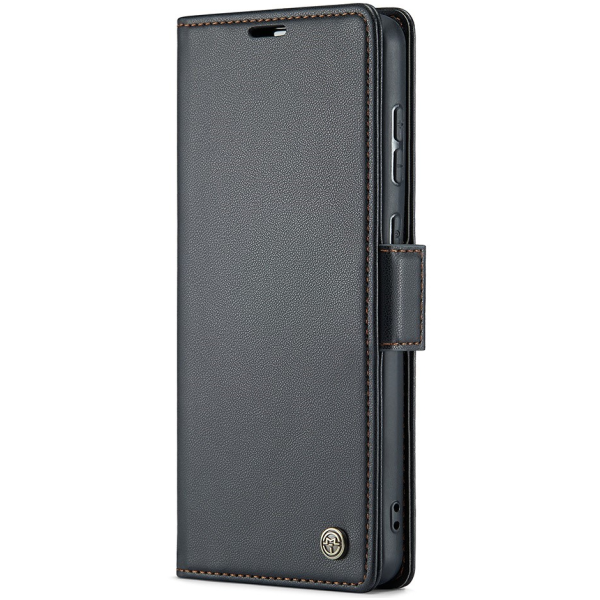 "CaseMe" Leather Flip Case Cover - Black (Galaxy S20+)