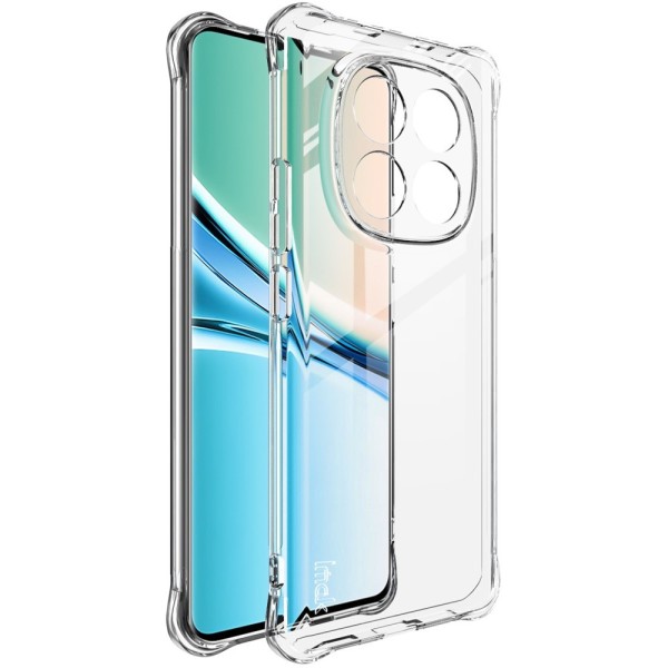 "Imak" reinforced protection hard silicone (TPU) airbag case - transparent (Poco M8 / Redmi Note 15 5G)