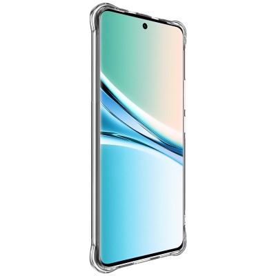 "Imak" reinforced protection hard silicone (TPU) airbag case - transparent (Poco M8 / Redmi Note 15 5G)