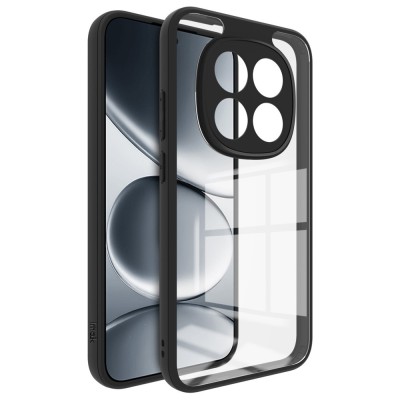 "Imak" hard silicone (TPU) case - clear / black (Redmi Note 15 Pro 5G)