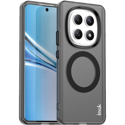 copy of "IMAK" Candy MagSafe Matte Hard Silicone (TPU) Case - Black (Redmi Note 15 5G / Redmi Note 15 4G / Poco M8)