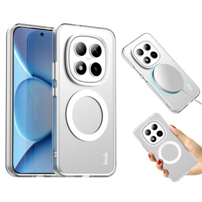 "IMAK" Candy MagSafe Matte Hard Silicone (TPU) Case - white (Poco M8 Pro / Redmi Note 15 Pro+)